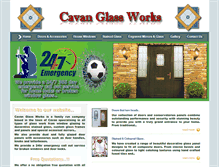 Tablet Screenshot of cavanglassworks.com